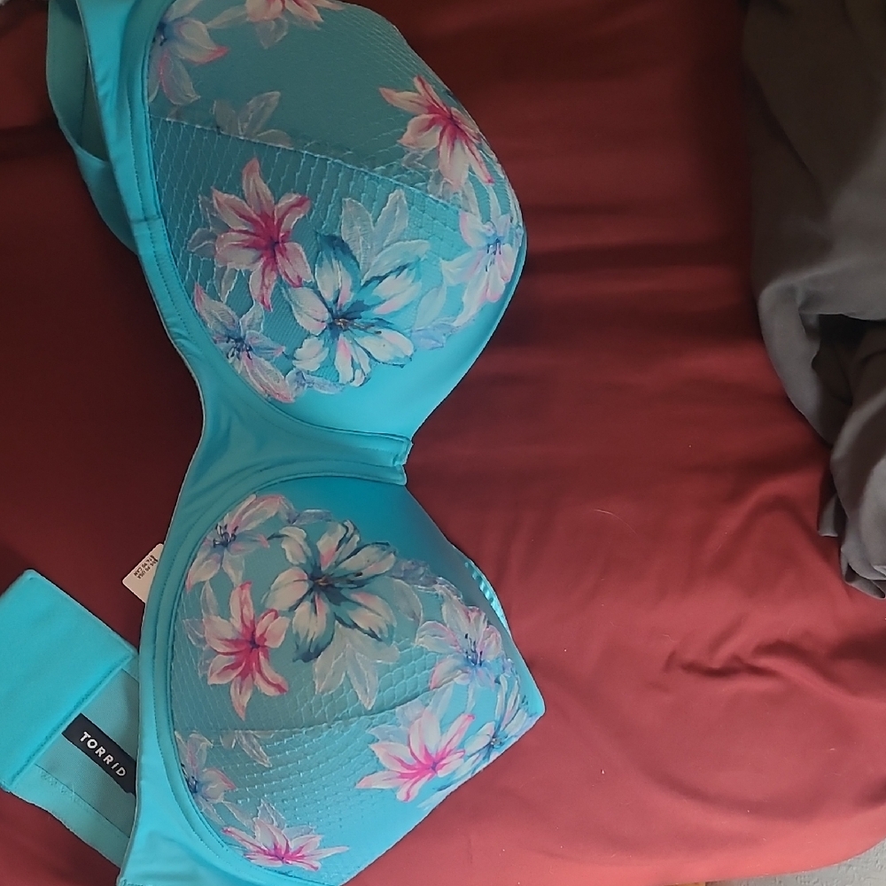 Torrid Blue Floral Women's Bra